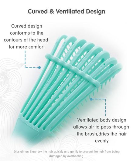 Detangler Hair Comb Brush for Adults and Kids Wet & Dry Hair, Removes Knots and Tangles Pain Free
