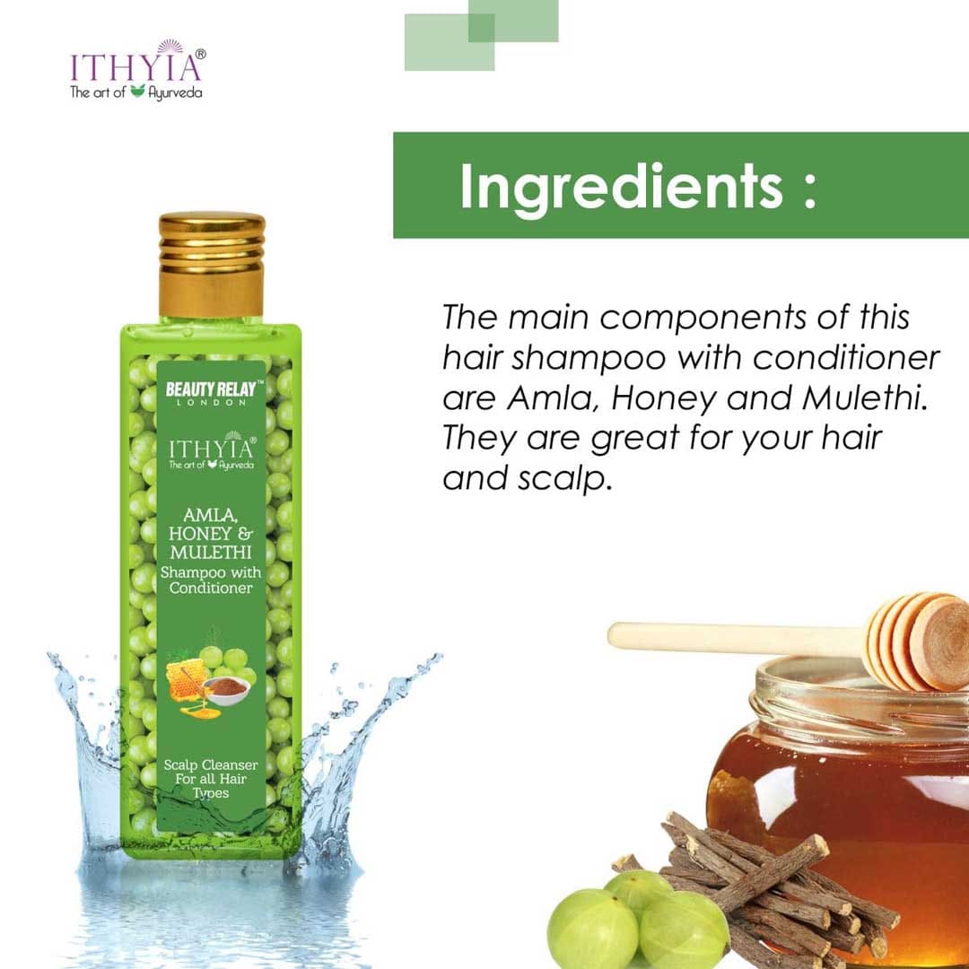 Amla, Honey & Mulethi Shampoo With Conditioner With Mulethi, Amla And Honey - 200 ml