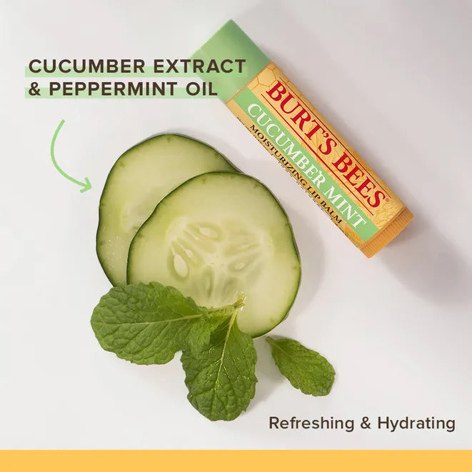 Cucumber Mint Lip Balm - Cool as a cucumber.
