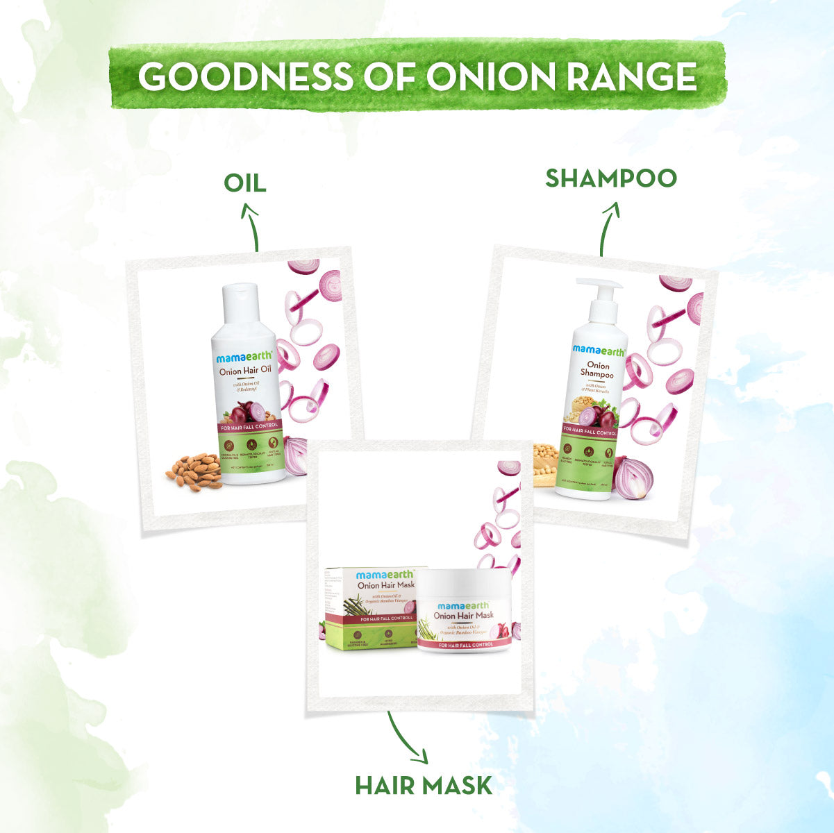 Onion Conditioner for Hair Fall Control - 100 ml Reduces Hair Fall | Detangles Hair | Softens Hair