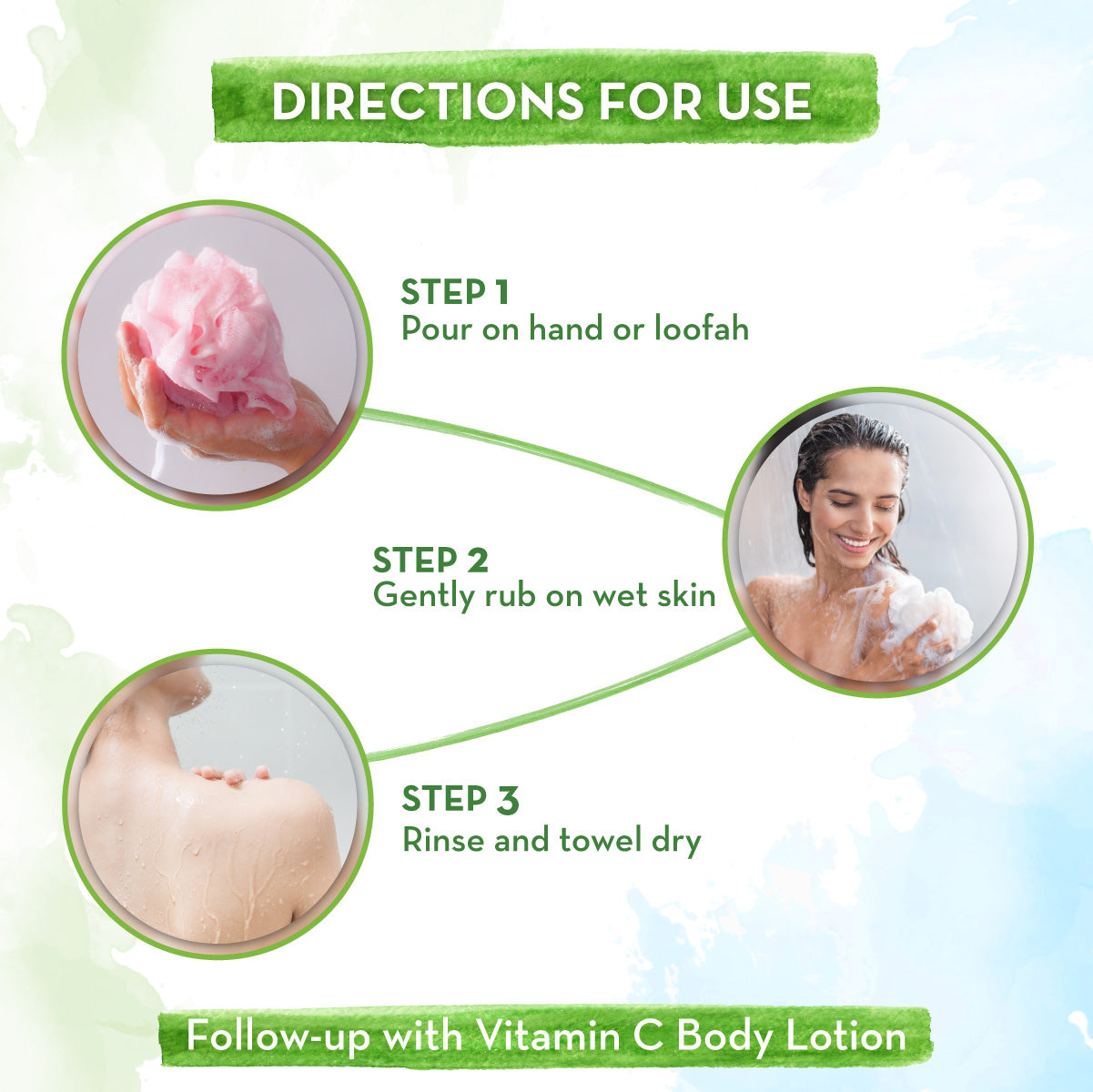 Vitamin C Body Wash with Vitamin C and Honey for Skin Illumination - 300 ml | Deeply Cleanses | Brightens Skin |Unlocks Radiance