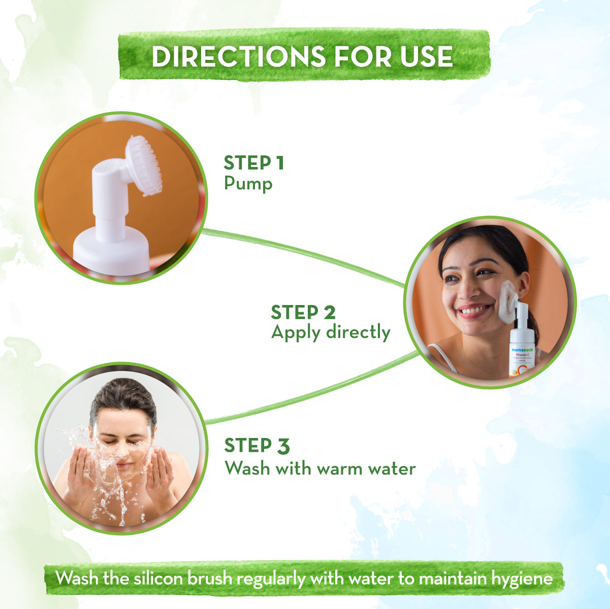 Vitamin C Foaming Face Wash with Vitamin C and Turmeric for Skin Illumination - 150ml Deeply Cleanses | Brightens Skin | Makes Skin Glow