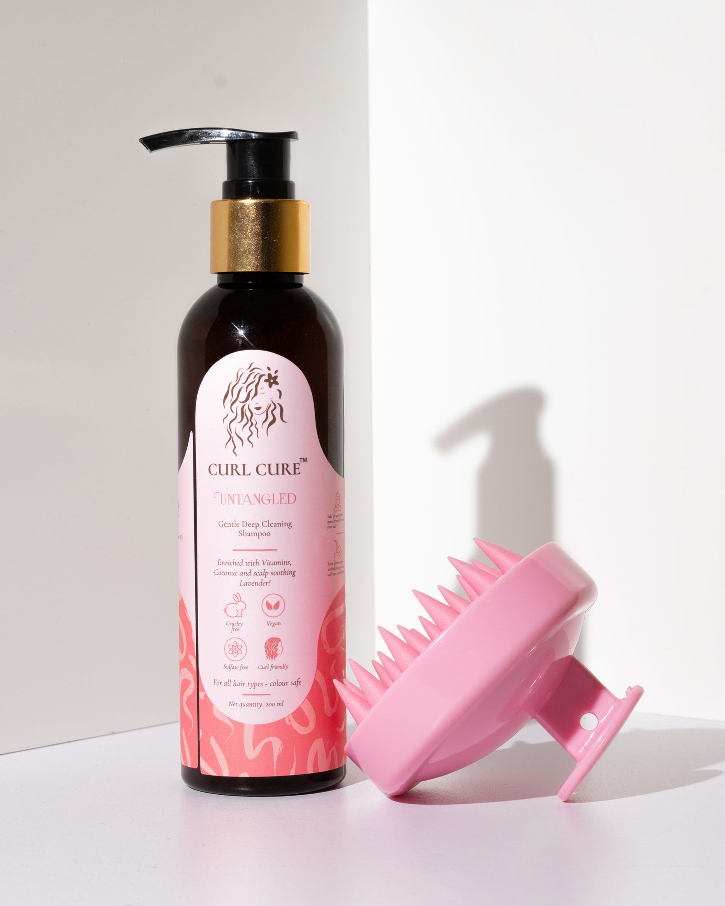 UNTANGLED - SHAMPOO WITH COCONUT AND LAVENDER | 100% SULPHATE FREE | ALL HAIR TYPES - 200ML