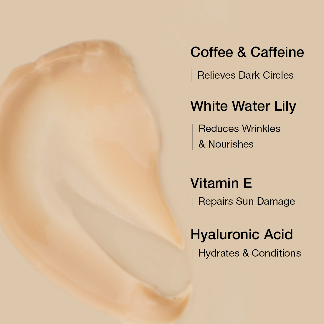 mCaffeine Naked & Raw Coffee Under Eye Cream (15 ml)