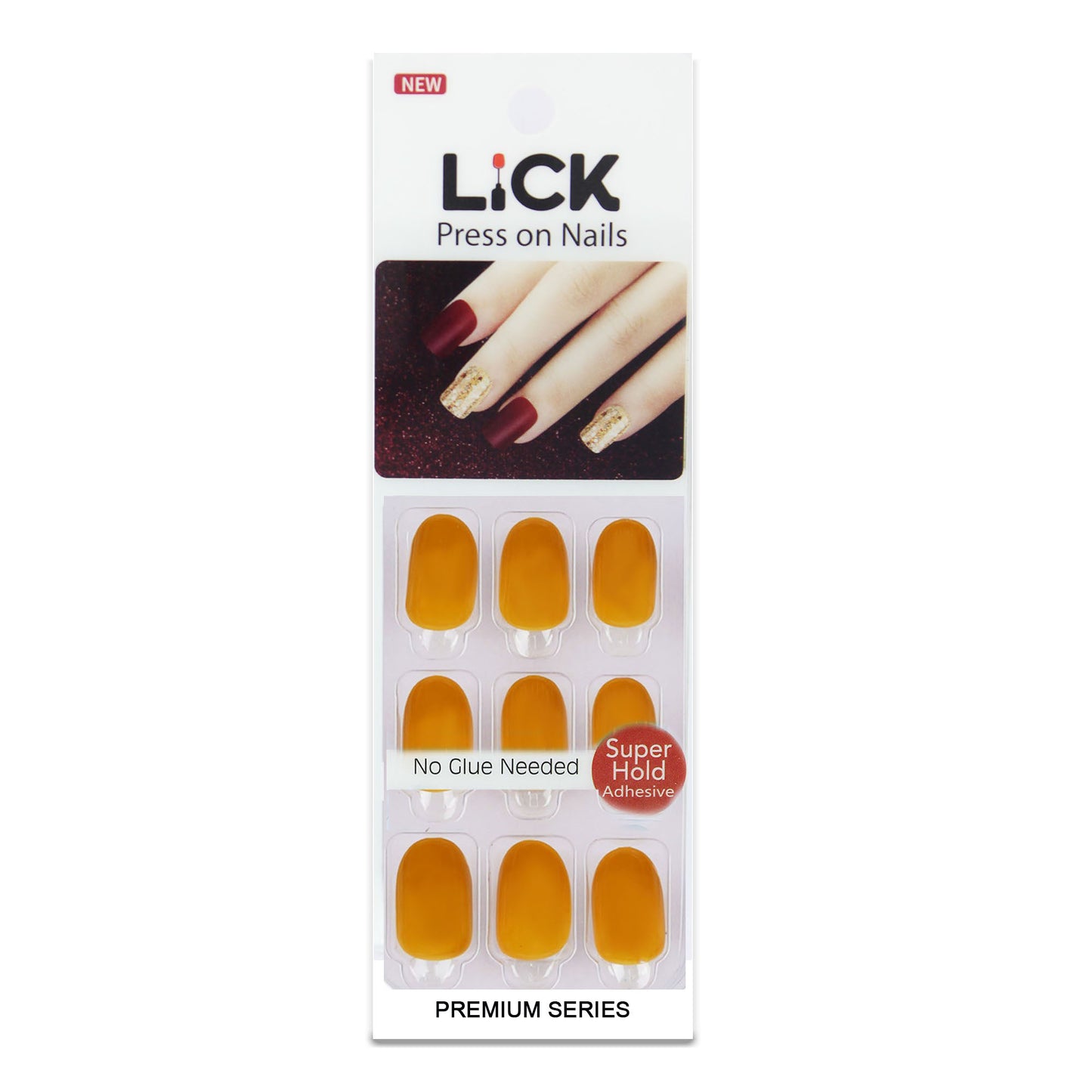 Lick Nail Mustard Yellow