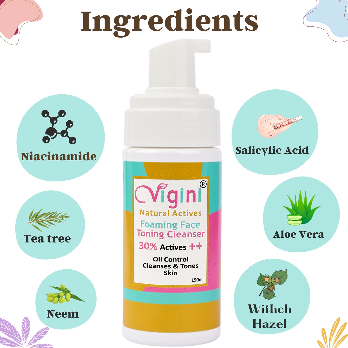 Foaming Face Toning Cleanser