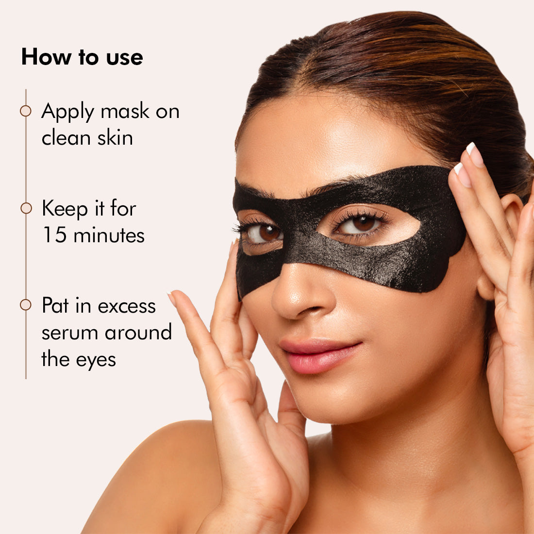 MCaffeine Coffee Eye Mask for Dark Circles & Puffiness with Vitamin C & Caffeine - 2x Hydration