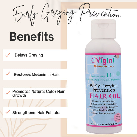 Early Greying Prevention Hair Oil