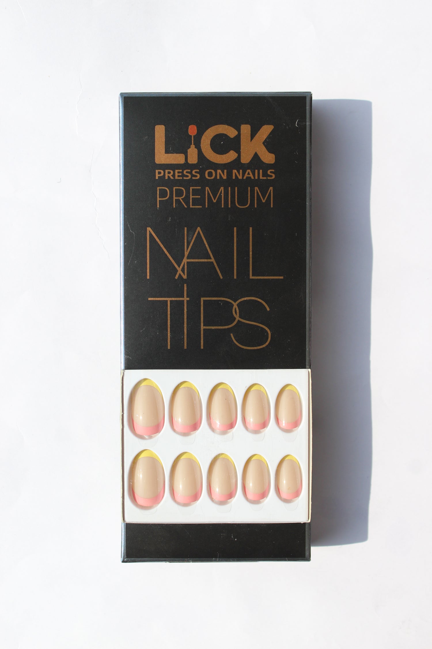 Lick nail glossy nude