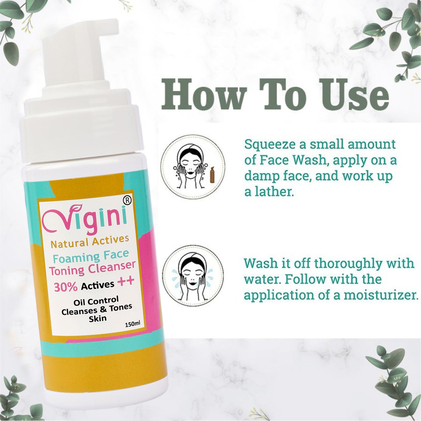 Foaming Face Toning Cleanser