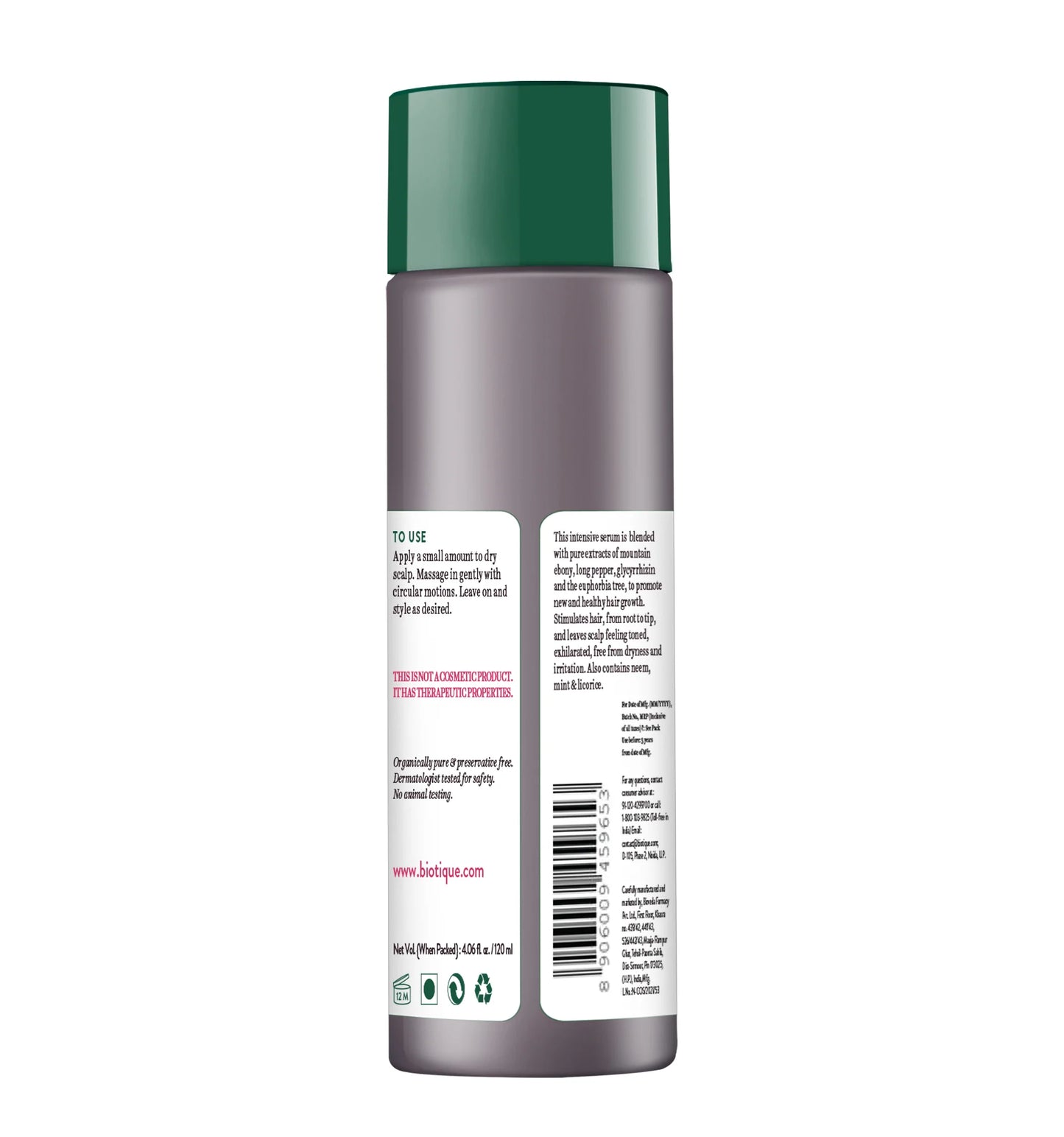 Mountain Ebony Anti Hair Fall Hair Serum 120ml