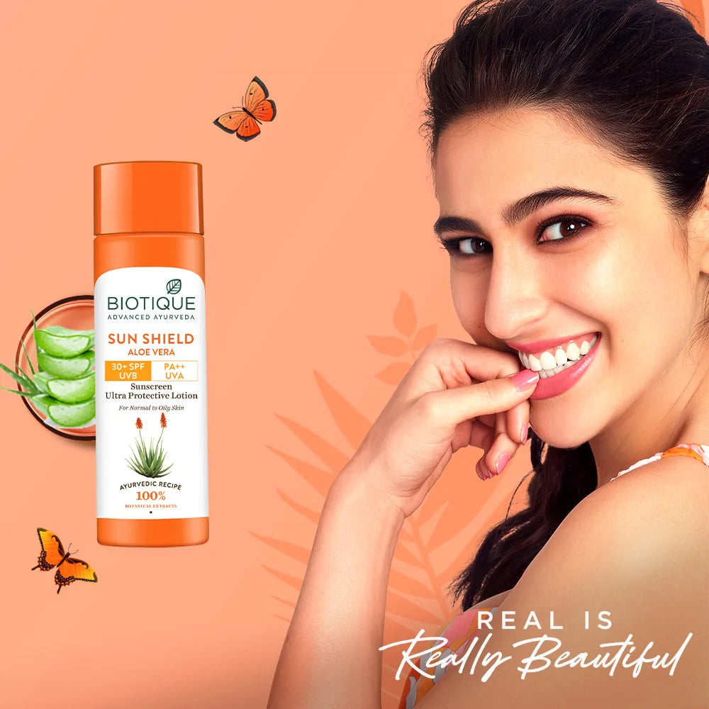 Sun Shield Aloe Vera Spf 30+ 100ml