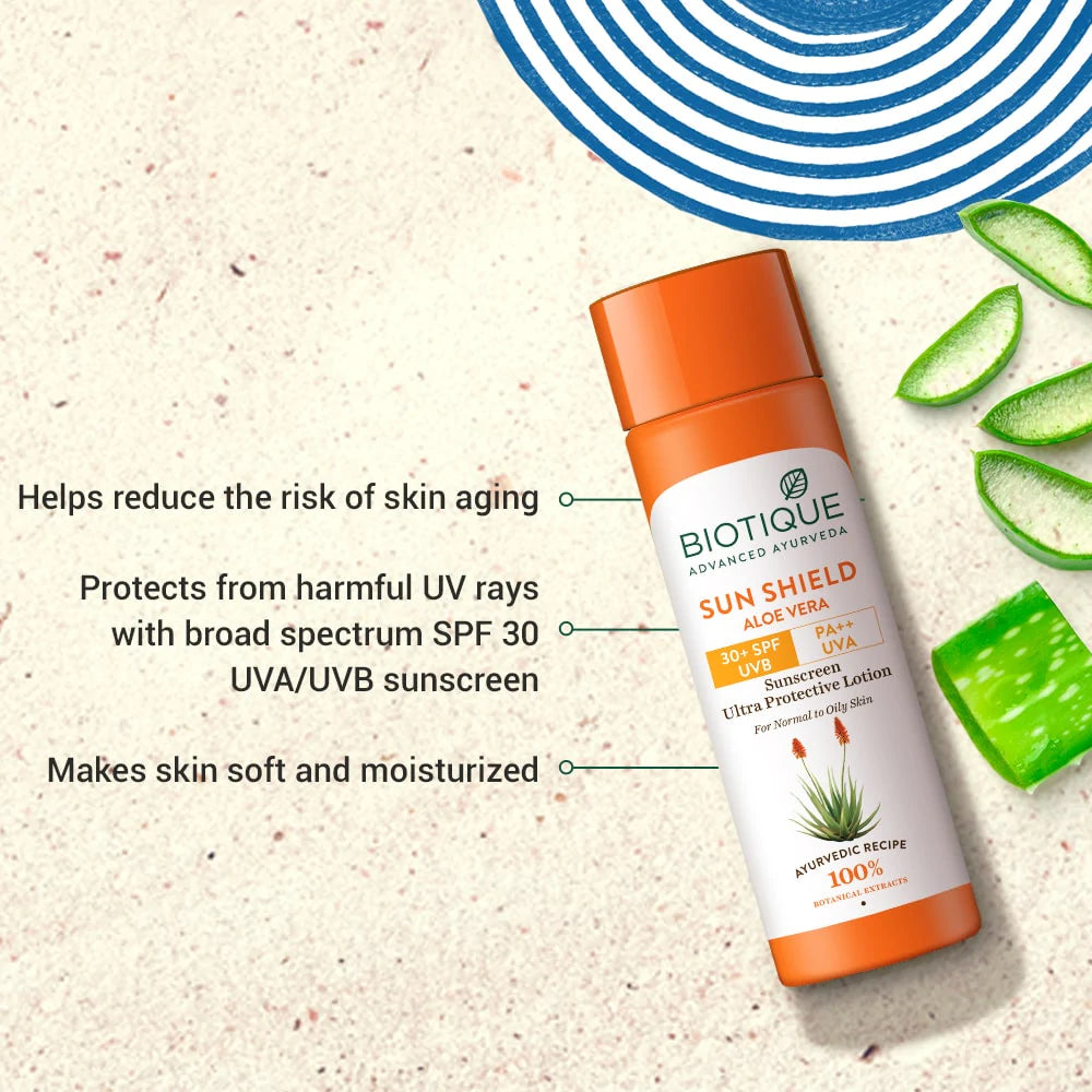 Sun Shield Aloe Vera Spf 30+ 100ml