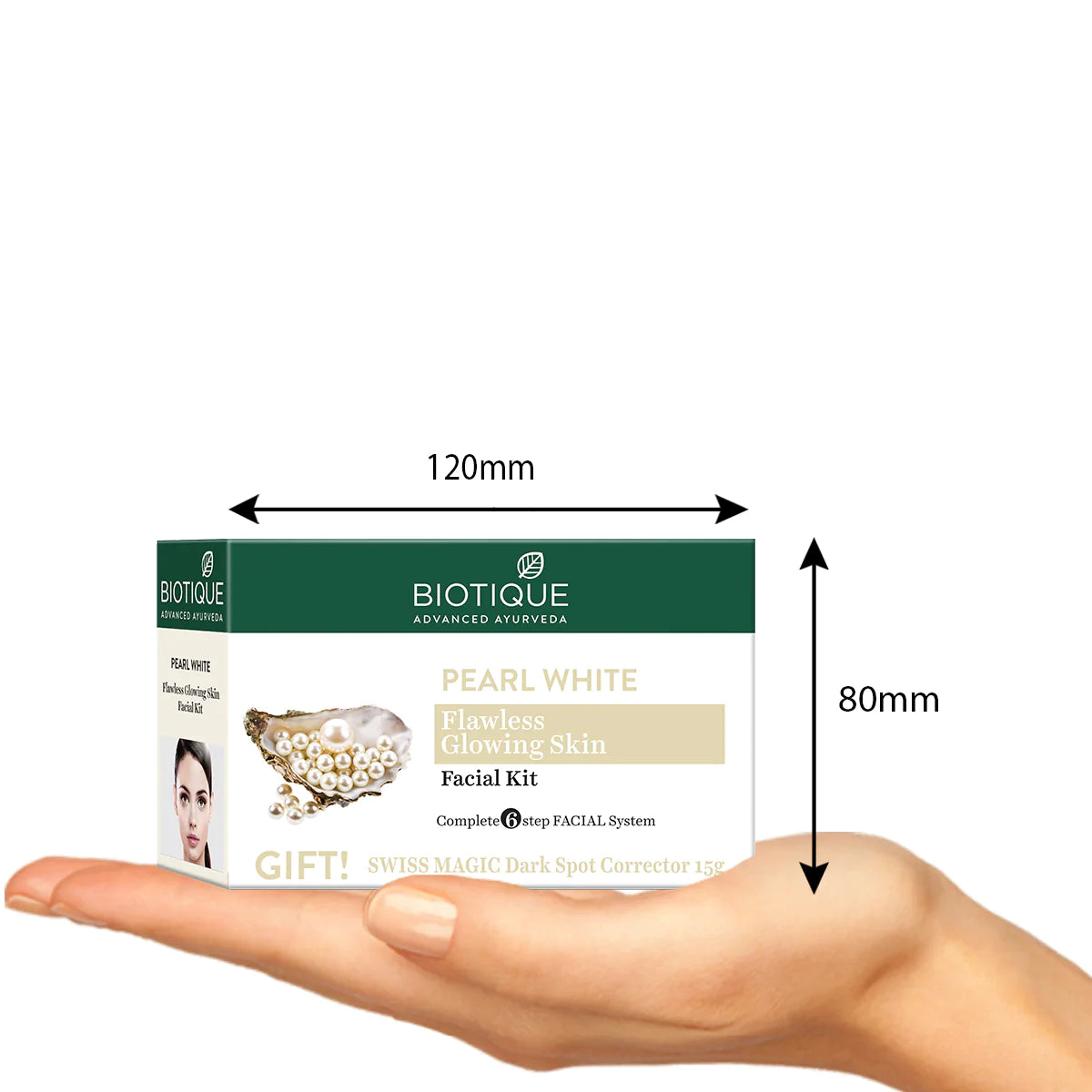 Pearl White Flawless Glowing Skin Facial Kit (5x10g + 15g)