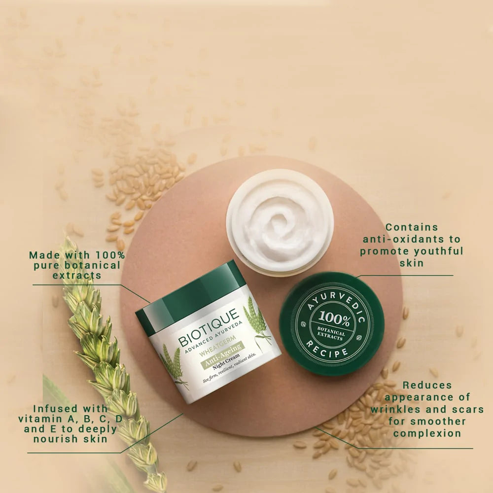 Wheatgerm Anti-Ageing Night Cream 50g