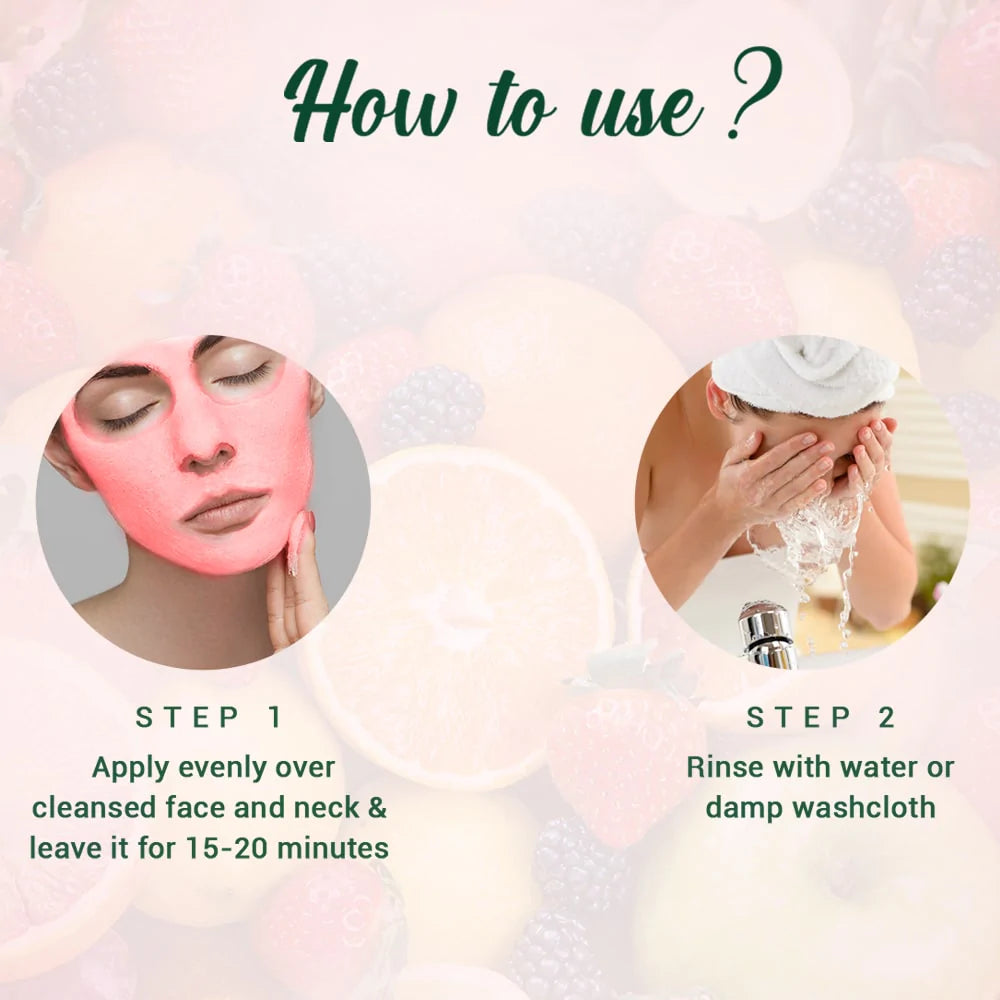 Fruit Brightening Depigmentation & Tan Removal Face Pack