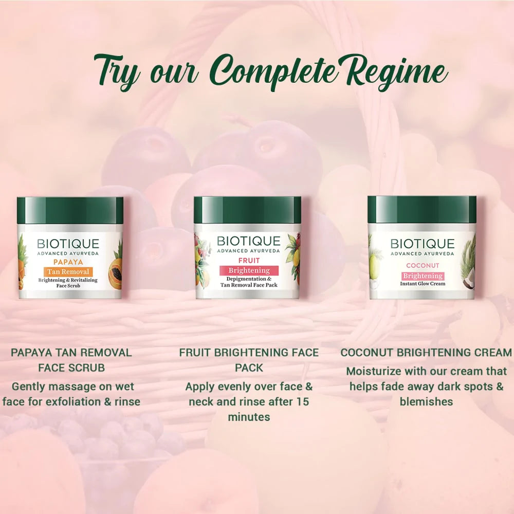 Fruit Brightening Depigmentation & Tan Removal Face Pack