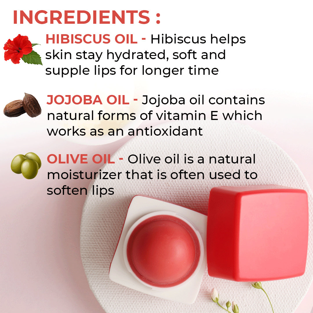 Hibiscus Lip Balm