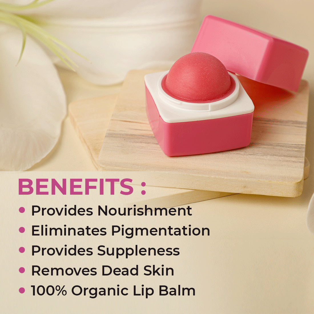 Lily lip balm
