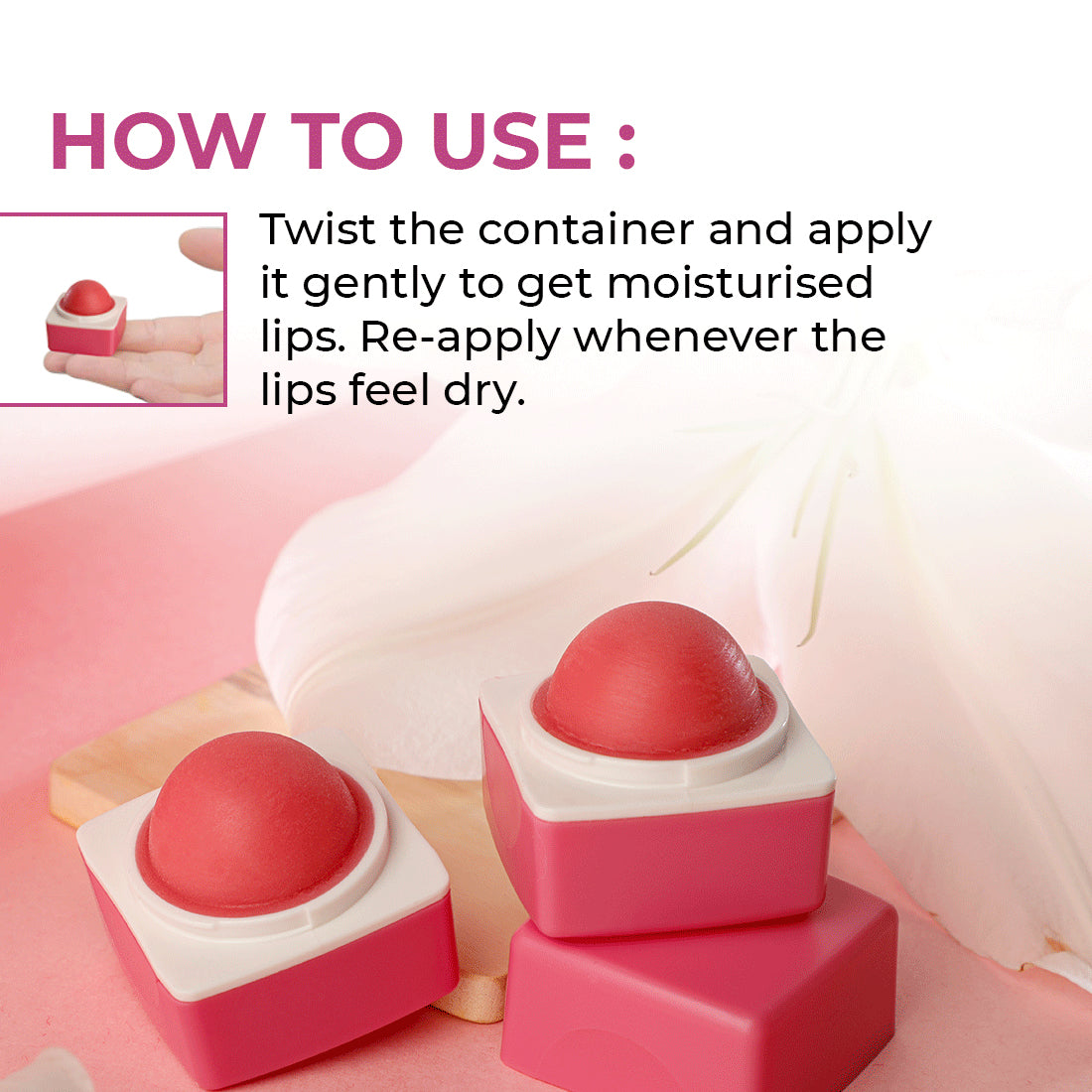 Lily lip balm