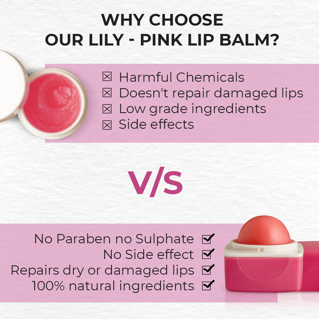 Lily lip balm
