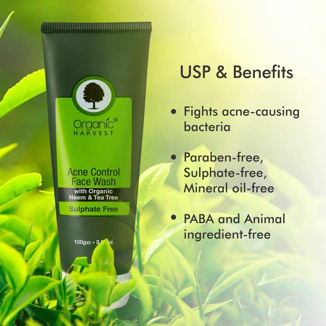 Organic Harvest Face Wash