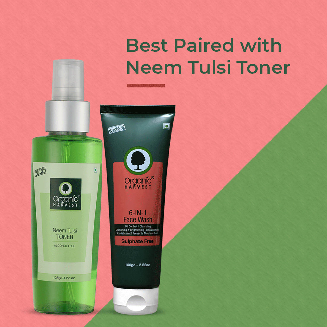 Organic Harvest Face wash