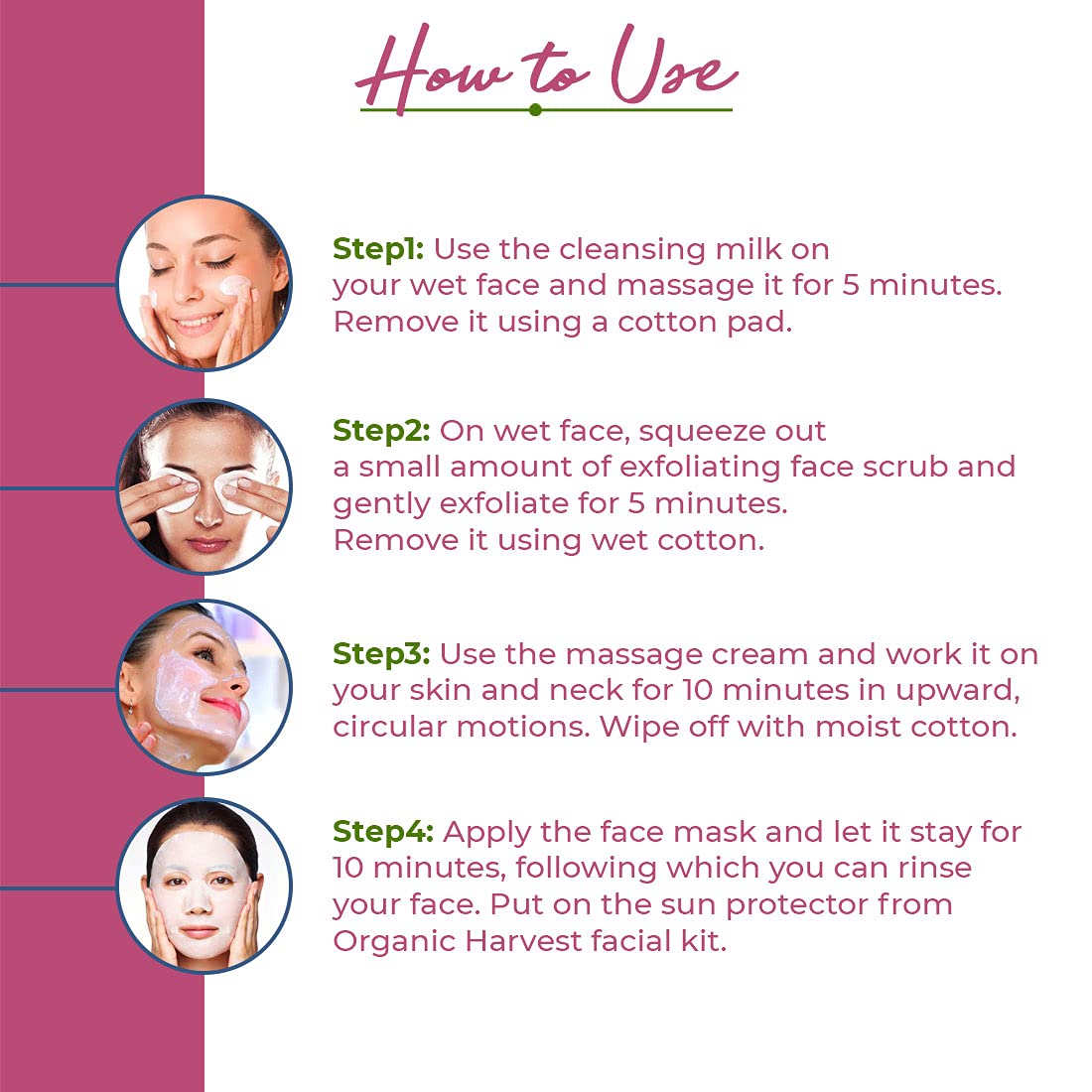 Organic Harvest Facial Kit Gold