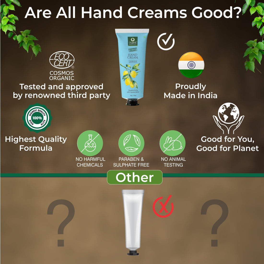 Organic Harvest Hand Cream