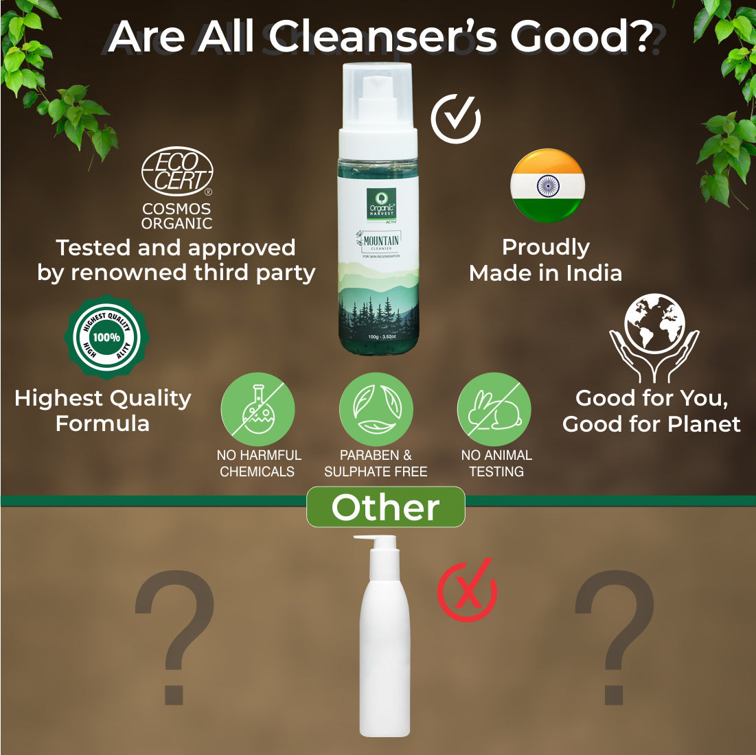 Mountain Range Cleanser, 100gm