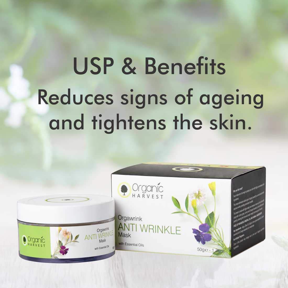 Organic Harvest Anti Wrinkle Mask