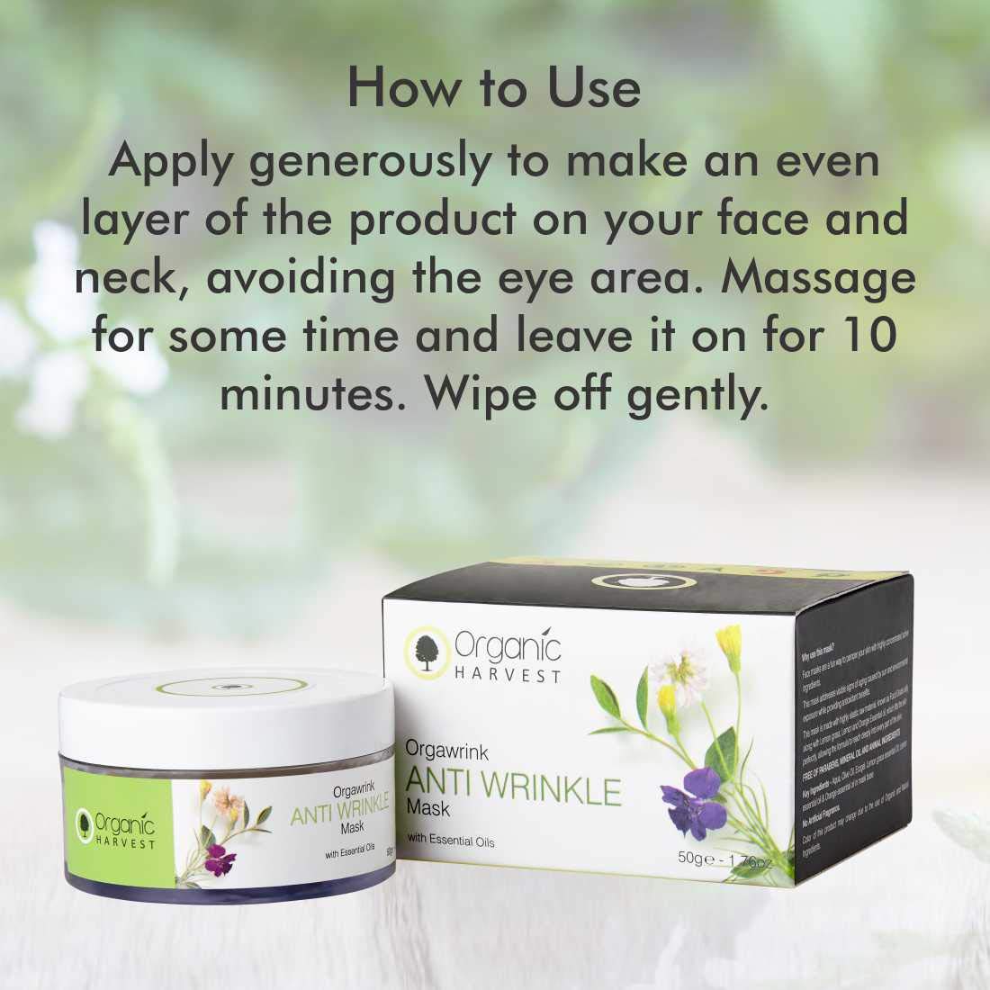 Organic Harvest Anti Wrinkle Mask