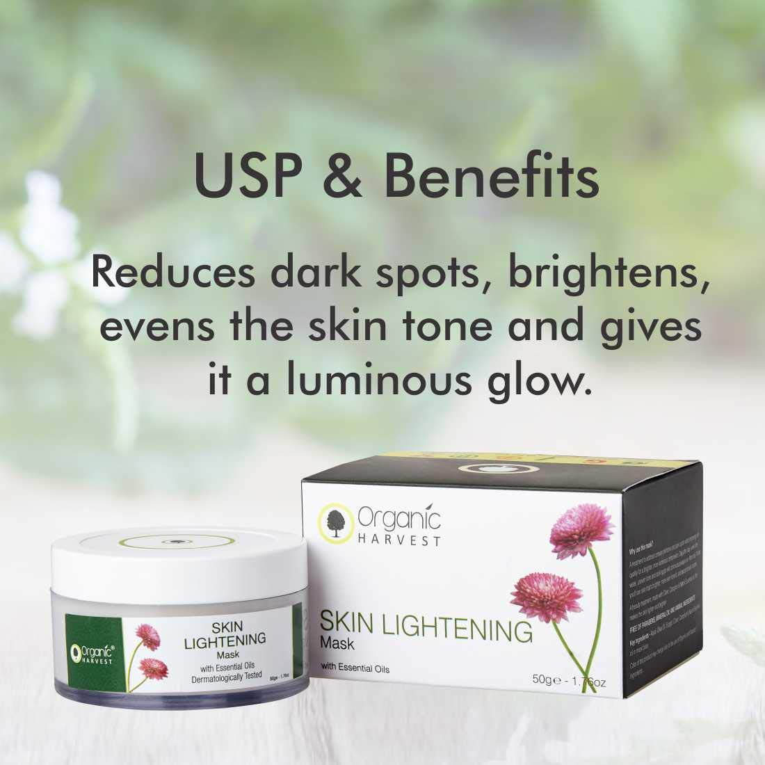 Organic Harvest Skin Lightening Mask