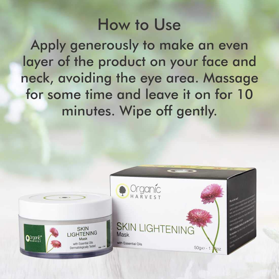 Organic Harvest Skin Lightening Mask