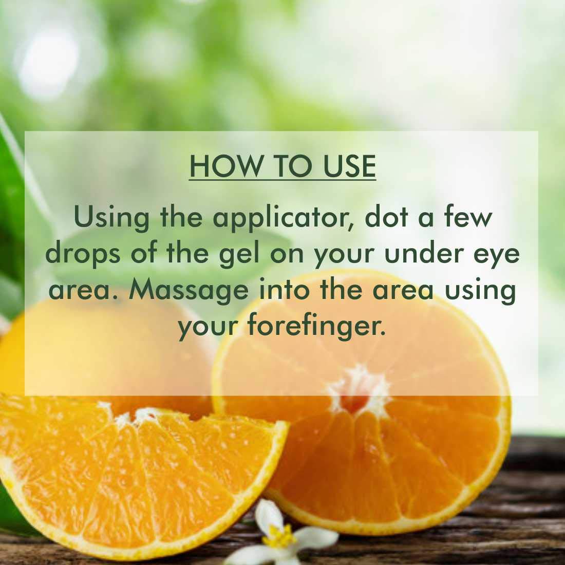 Organic Harvest Under Eye Gel
