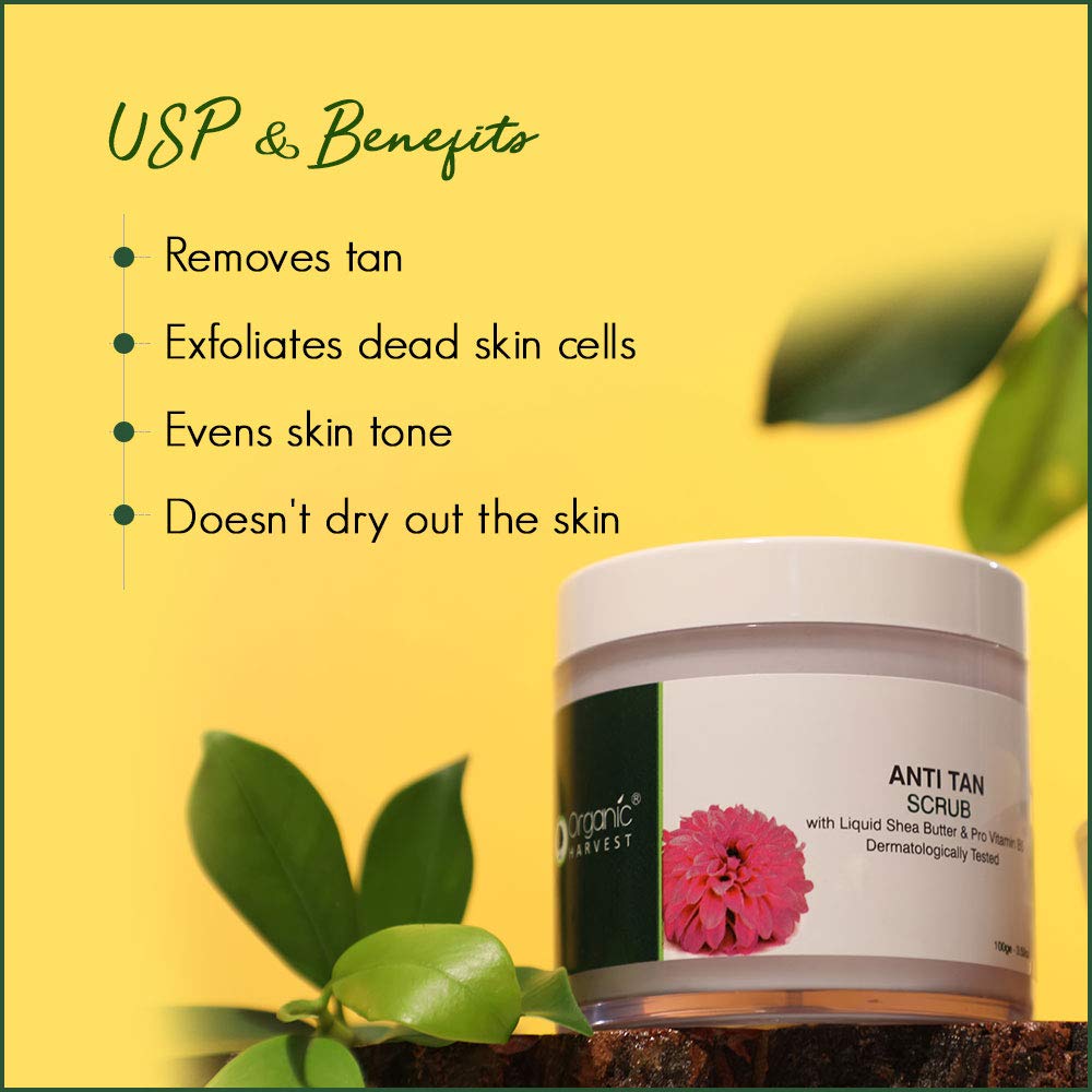 Anti tan scrub