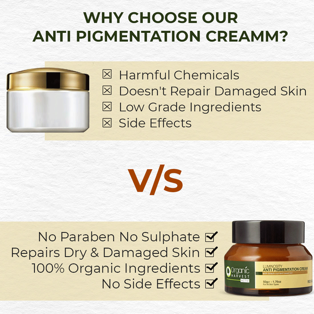 Anti-Pigmentation Face Cream: Kakadu Plum, Acai Berry & Almonds | Pigmentation Removal Cream