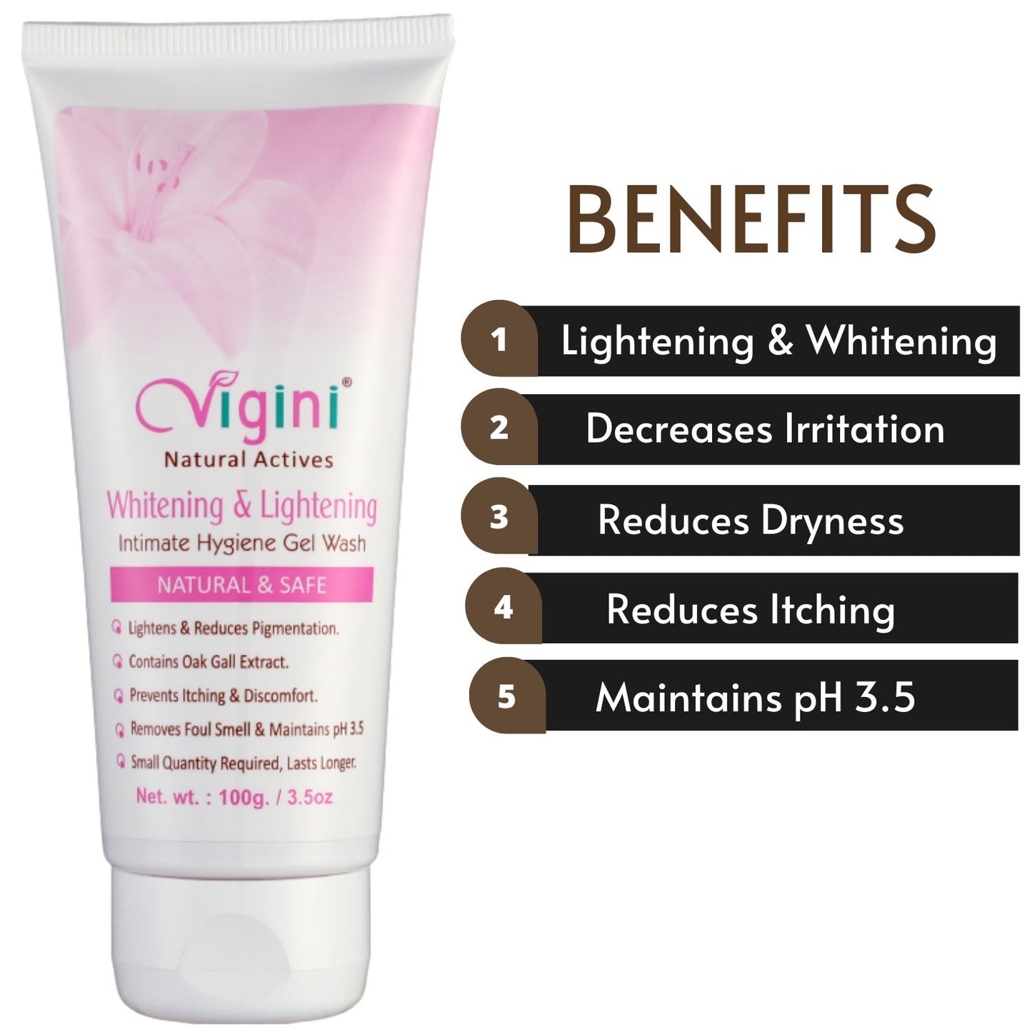 Intimate Vaginal V Tight Tightening Regain & Whitening Water Based Gel Women 100g