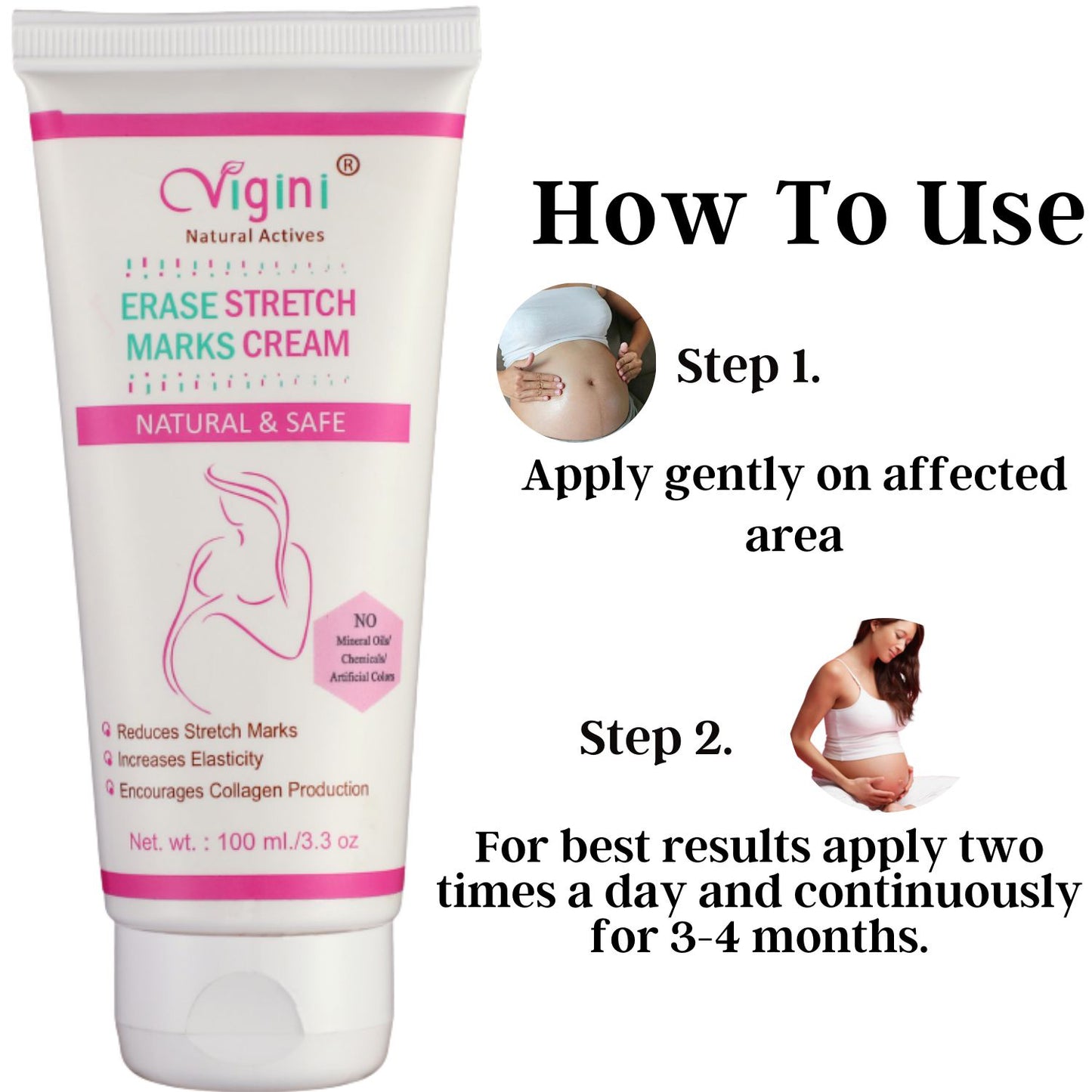 Erase Stretch Marks & Scars Removal Cream with Bio Oils & Shea Body Butter