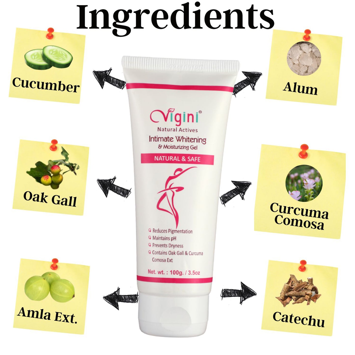 Intimate Lightening Whitening Tightening Feminine Hygiene Vaginal Moisturizing Water Based Gel Girls Women 100g