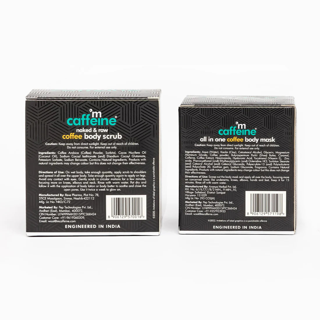 mCaffeine Body Detan Essentials Kit