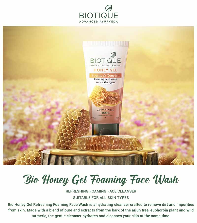 HONEY GEL SOOTHE & NOURISH FOAMING FACE WASH