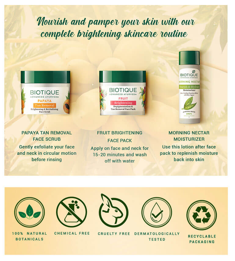 Papaya Tan Removal Brightening & Revitalizing Face Scrub