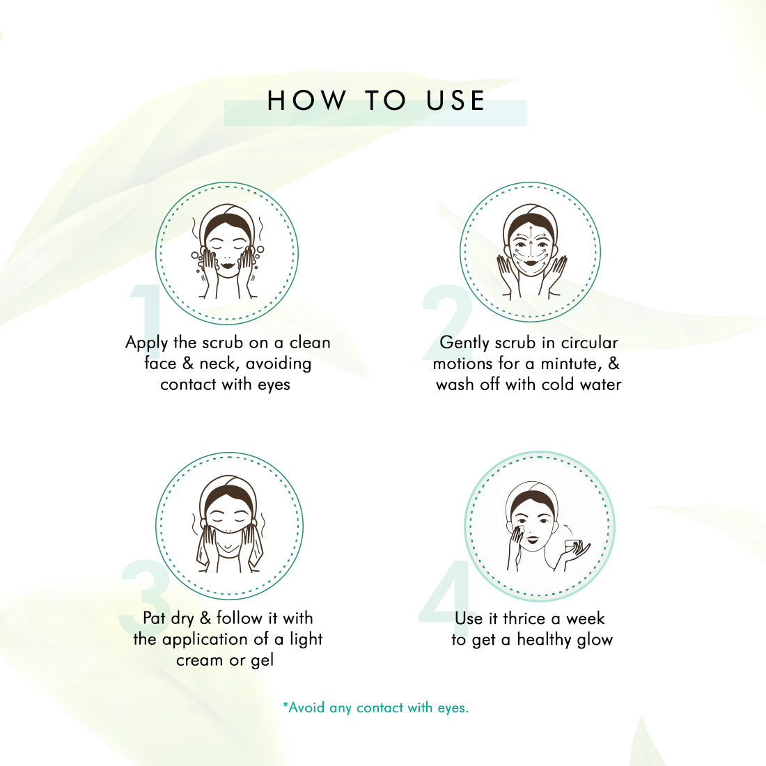 mCaffeine Green Tea Face Scrub