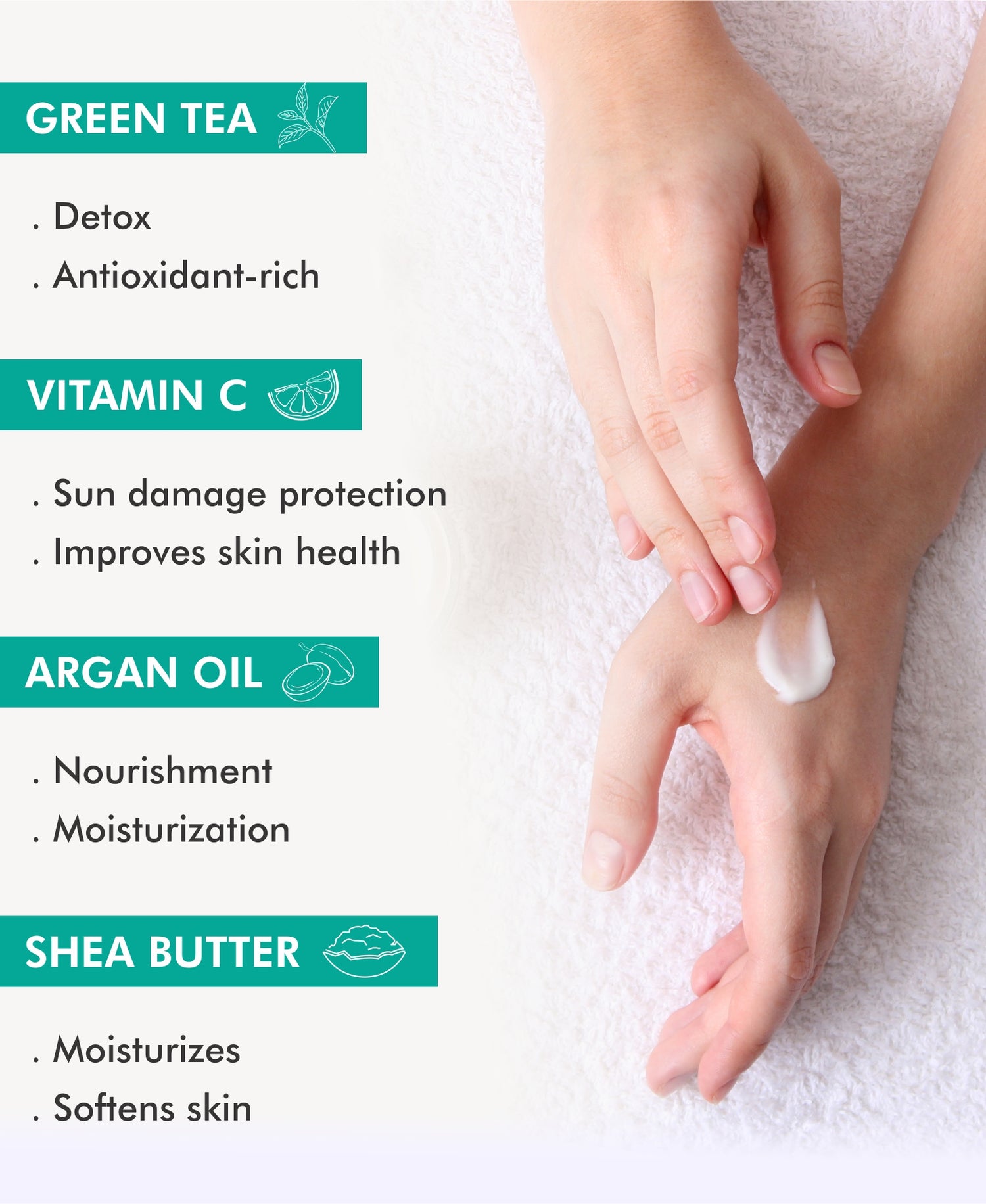 mCaffeine Green Tea Body Gel Lotion