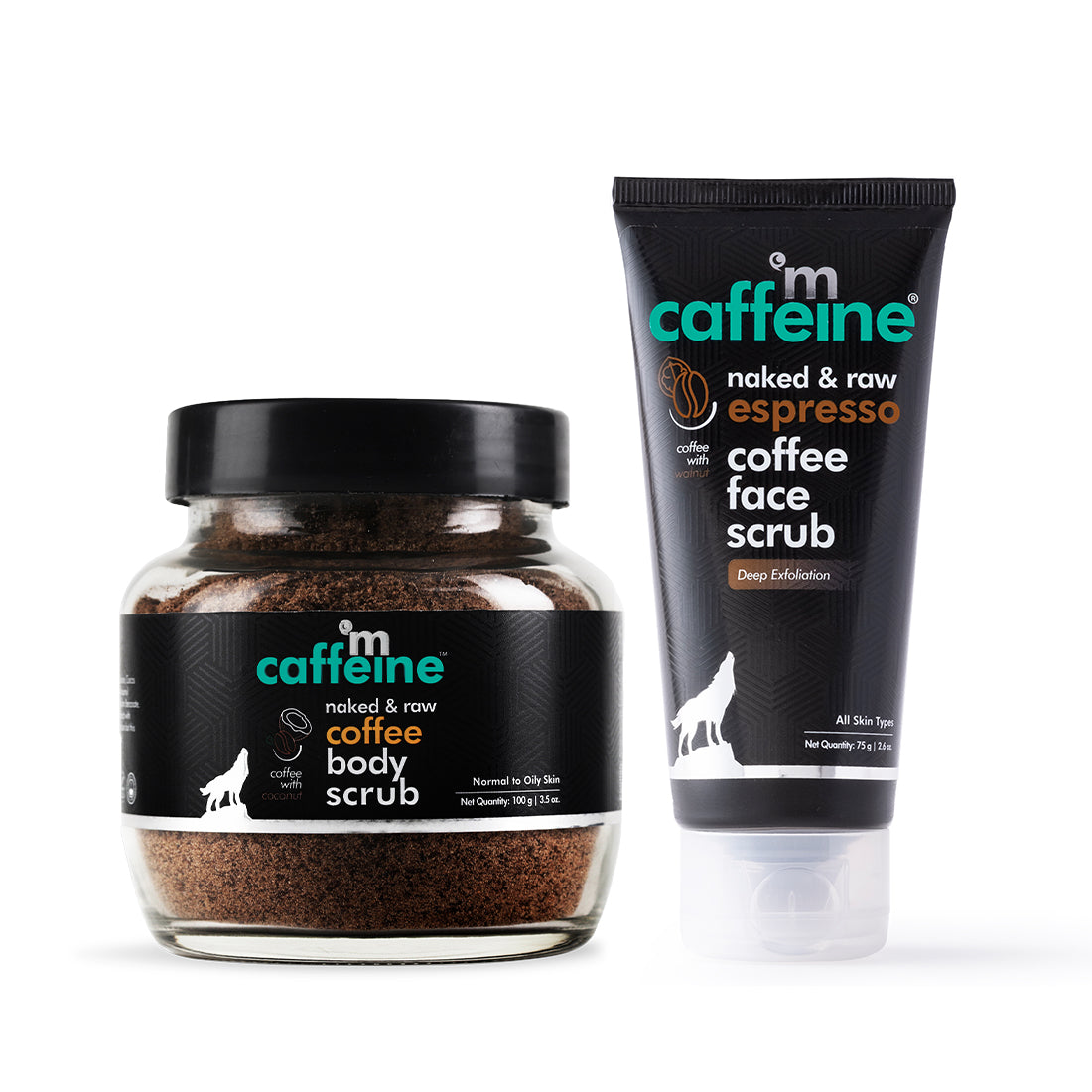 Mcaffeine Coffee Body Scrub And Espresso Coffee Face Scrub Duo Sugatra 3145