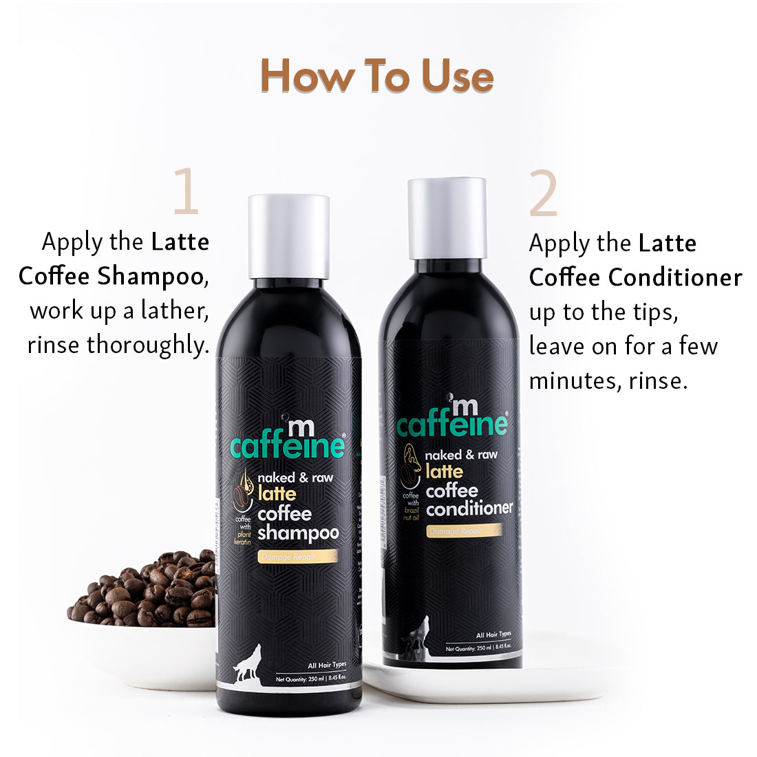 mCaffeine Shampoo Conditioner
