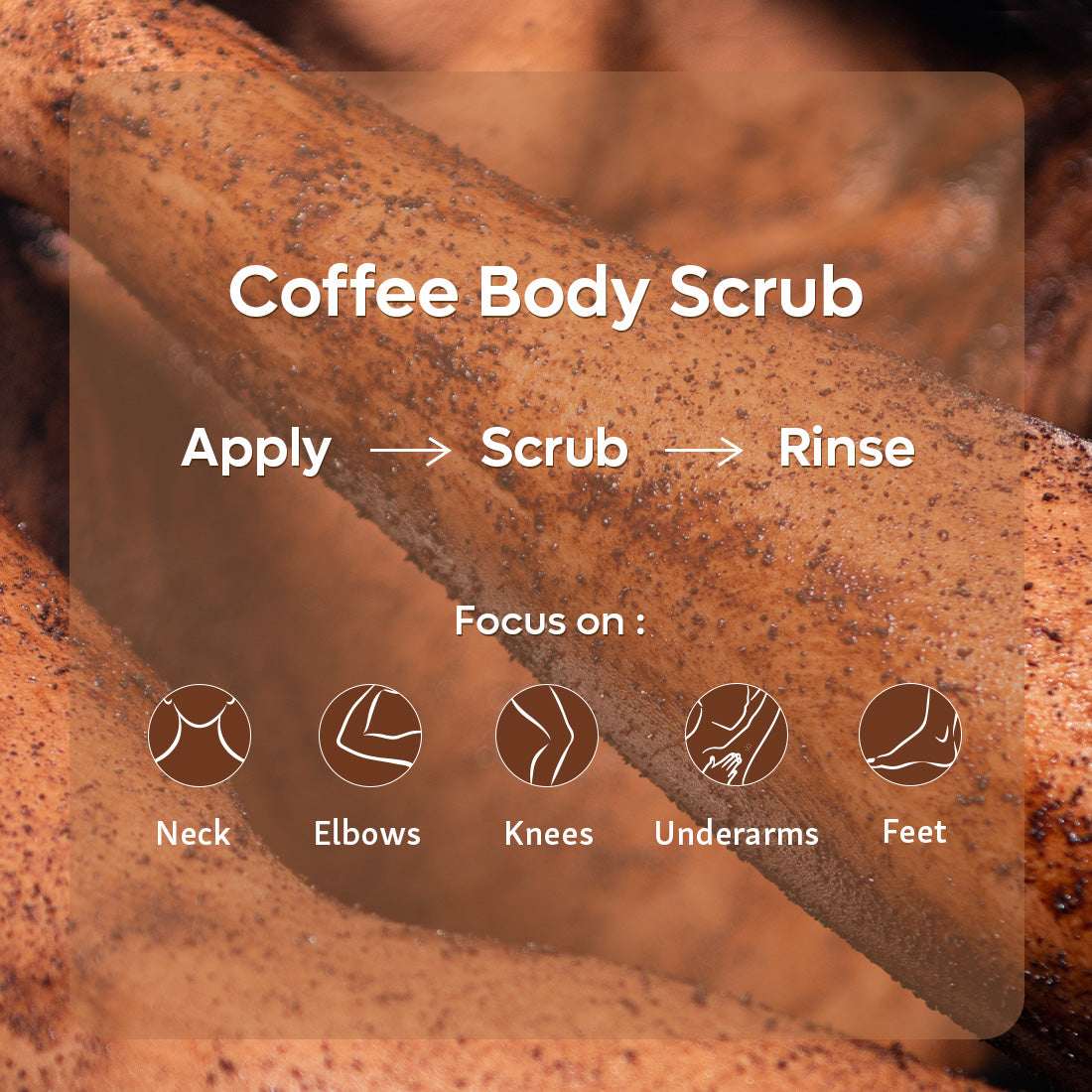 mCaffeine Head-To-Toe Exfoliation Combo