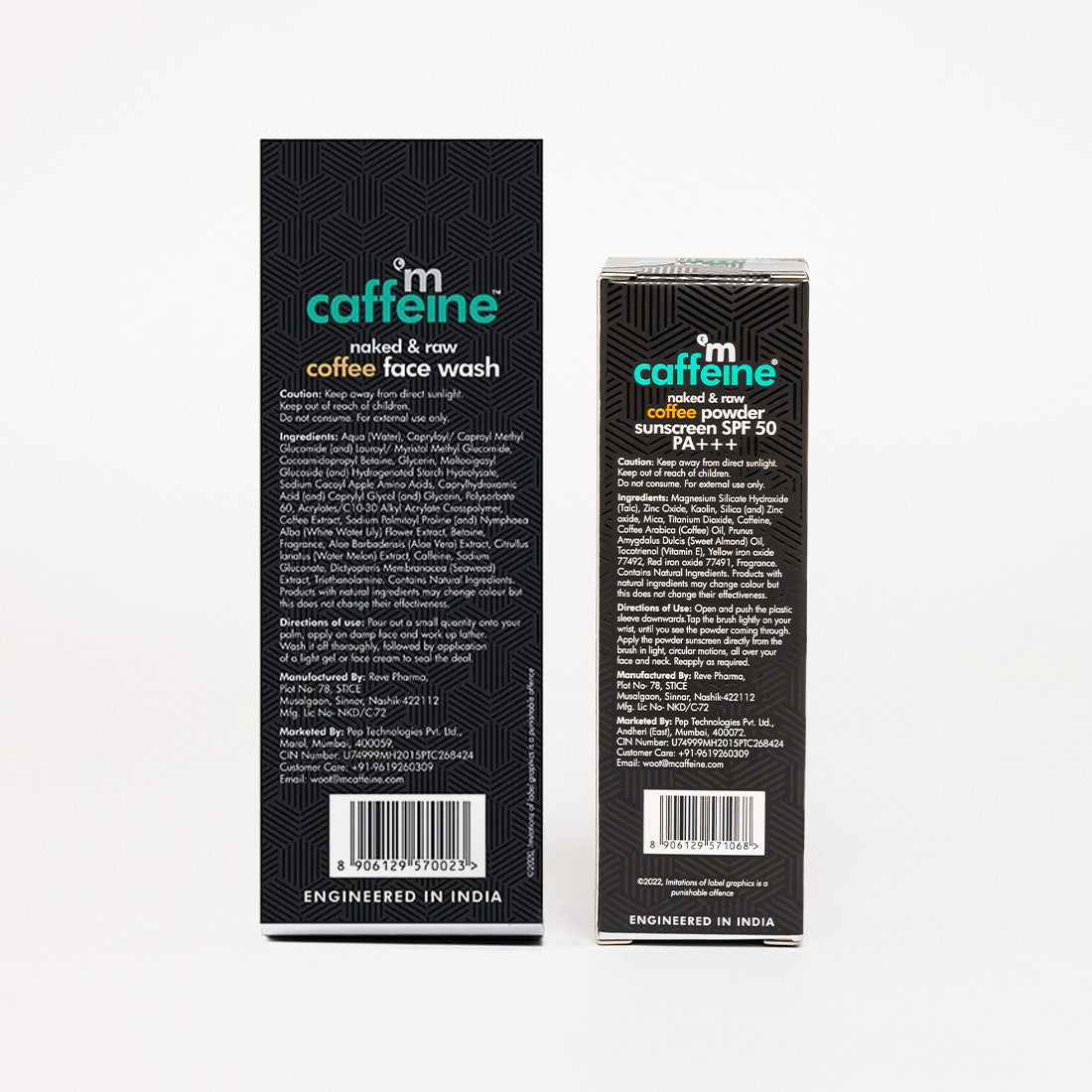 mCaffeine Coffee Cleanse & Protect SPF 50+++ Routine