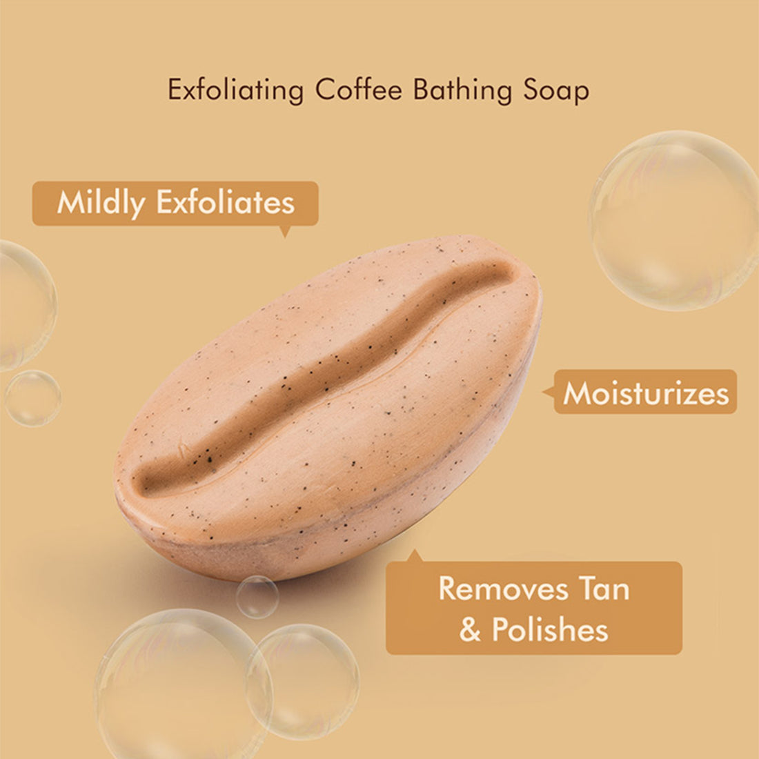 mCaffeine Assorted Coffee Bathing Soap Trio